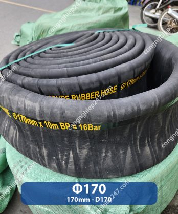 Ống cao su bố vải phi 100